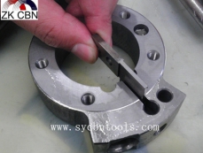磨压缩机气缸滑片槽使用中科高精度的电镀cbn砂轮